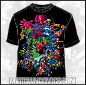 Marvel Team-Ups Mad Heroes T-Shirt Large