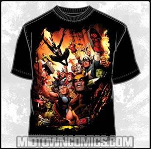 Marvel Team-Ups United Heroes T-Shirt Large