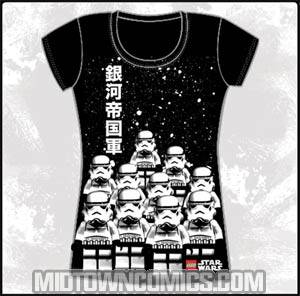 Star Wars Legos Bunch Womens T-Shirt Large