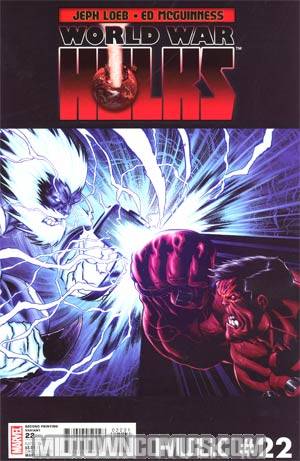 Hulk Vol 2 #22 2nd Ptg Ed McGuinness Variant Cover (World War Hulks Tie-In)