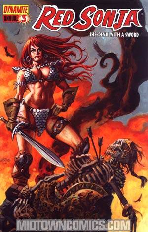 Red Sonja Vol 4 Annual #3 Regular Dan Brereton Cover