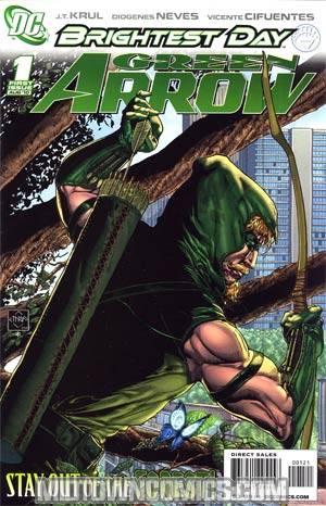 Green Arrow Vol 5 #1 Incentive Ethan Van Sciver Variant Cover (Brightest Day Tie-In)