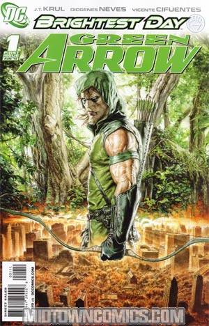 Green Arrow Vol 5 #1 Cover A 1st Ptg Regular Mauro Cascioli Cover (Brightest Day Tie-In)