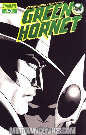 Kevin Smiths Green Hornet #5 Cover F Incentive John Cassaday Black & White & Green Cover