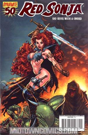 Red Sonja Vol 4 #50 Cover E Art Adams Red Foil Cover