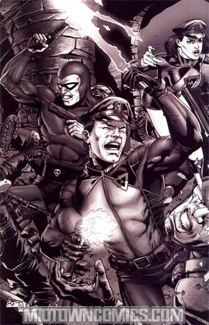 Phantom Captain Action #2 Incentive Art Thibert Close-Up Virgin Variant Cover