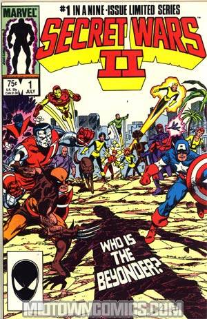 Secret Wars II Mini-Series Complete 9-Issue Set