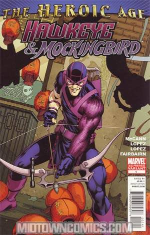 Hawkeye & Mockingbird #1 2nd Ptg David Lopez Variant Cover (Heroic Age Tie-In)