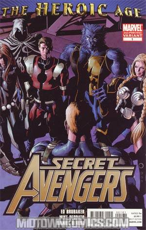 Secret Avengers #1 2nd Ptg Mike Deodato Jr Variant Cover (Heroic Age Tie-In)