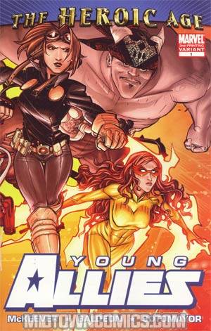 Young Allies #1 Cover B 2nd Ptg David Lafuente Variant Cover (Heroic Age Tie-In)