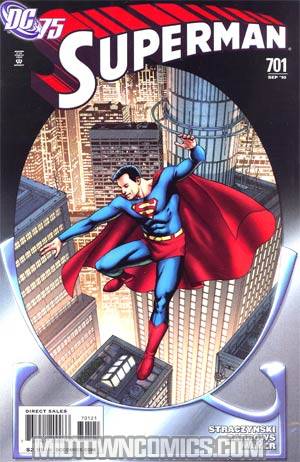 Superman Vol 3 #701 Incentive DC 75th Anniversary By John Cassaday Variant Cover