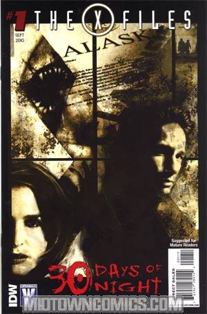 X-Files 30 Days Of Night #1 Cover A X-Files 30 Days Of Night By Andrea Sorrentino