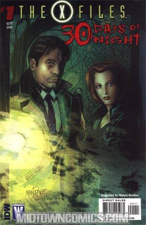 X-Files 30 Days Of Night #1 Cover B X-Files By Tom Mandrake