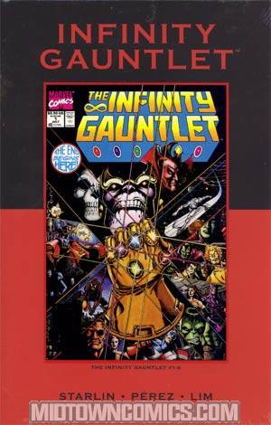 Infinity Gauntlet HC Premiere Edition Direct Market Cover