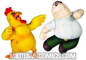 Family Guy Classics Peter vs Chicken Action Figure Set
