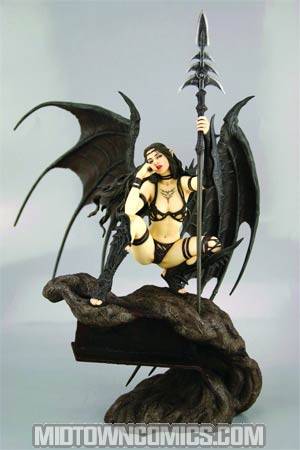 Fantasy Figure Gallery Luis Royos Black Tinkerbell PVC Statue