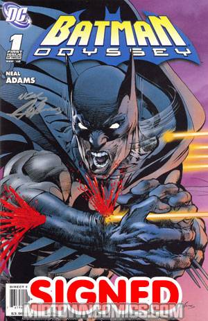 Batman Odyssey Vol 1 #1 Cover C Regular Neal Adams Cover Signed By Neal Adams