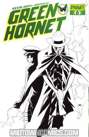 Kevin Smiths Green Hornet #6 Cover E Incentive John Cassaday Black & White & Green Cover