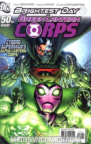 Green Lantern Corps Vol 2 #50 Cover B Incentive Patrick Gleason Variant Cover (Brightest Day Tie-In)