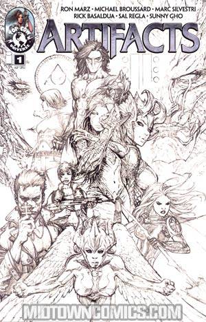 Artifacts #1 Cover D Incentive Top Cow Jam Sketch Cover