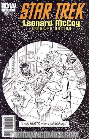 Star Trek Leonard McCoy Frontier Doctor #4 Incentive John Byrne Gag Photo Variant Cover