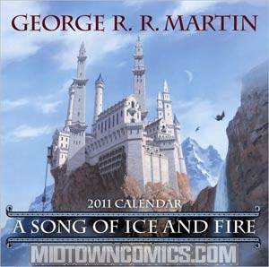 George R.R. Martin A Song Of Ice And Fire 2011 12x12 Inch Wall Calendar