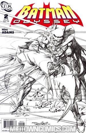 Batman Odyssey Vol 1 #2 Cover B Incentive Neal Adams Sketch Cover