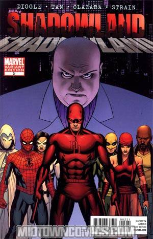 Shadowland #2 Cover B Incentive John Cassaday Red Daredevil Costume Variant Cover