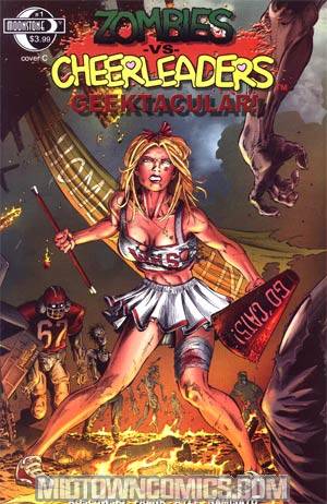 Zombies vs Cheerleaders Geektacular Cover C Jason Metcalf