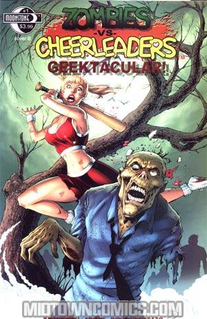 Zombies vs Cheerleaders Geektacular Cover B Rich Bonk