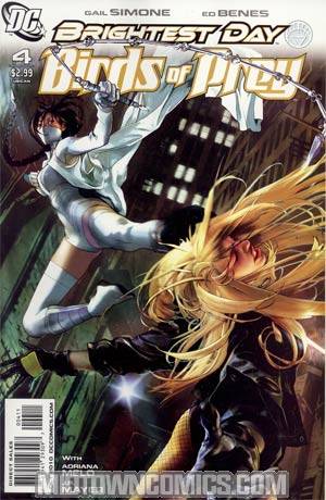 Birds Of Prey Vol 2 #4 Regular Alina Urusov Cover (Brightest Day Tie-In)