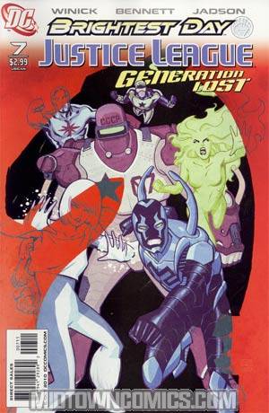 Justice League Generation Lost #7 Cover A Regular Cliff Chiang Cover (Brightest Day Tie-In)