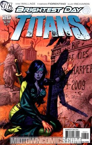 Titans Vol 2 #26 Cover A Regular Fabrizio Fiorentino Cover (Brightest Day Tie-In)