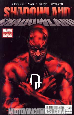 Shadowland #1 Cover F 3rd Ptg Ben Oliver Variant Cover