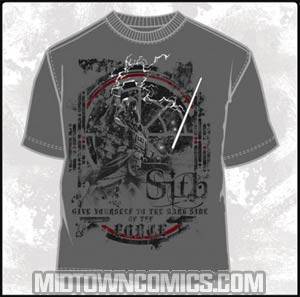 Star Wars Classic Vader Salvage Gray T-Shirt Large