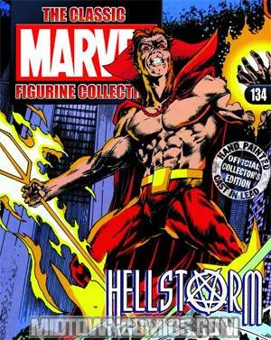 Classic Marvel Figurine Collection Magazine #134 Hellstorm Son Of Satan