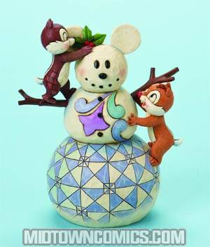 Disney Traditions Chip & Dale With Mickey Figurine