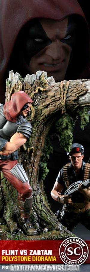 GI Joe Flint vs Zartan Diorama Statue