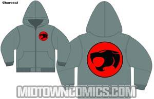 Thundercats Symbol Charcoal Hoodie Large