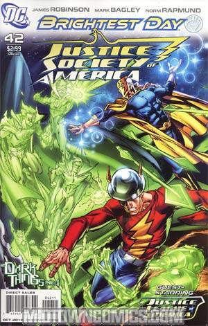 Justice Society Of America Vol 3 #42 Cover A Regular Mark Bagley Cover (Brightest Day Tie-In)(Dark Things Part 4)