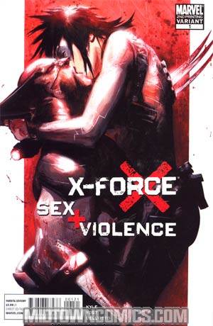 X-Force Sex And Violence #1 Cover B 2nd Ptg Variant Cover