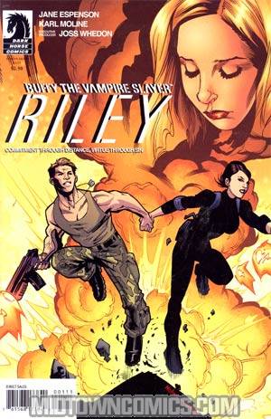 Buffy The Vampire Slayer Riley One Shot Karl Moline Cover