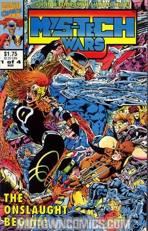 Mys-Tech Wars Mini-Series Complete 4-Issue Set