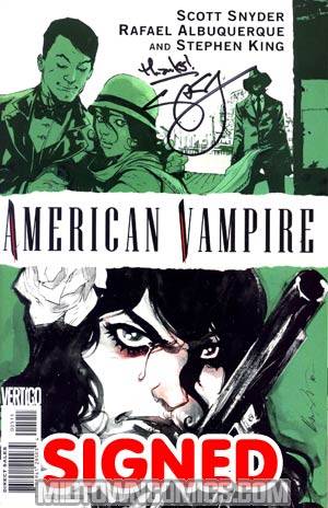 American Vampire #5 Cover C Regular Cover Signed By Scott Snyder 