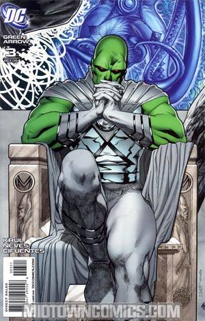 Green Arrow Vol 5 #3 Incentive White Lantern Variant Cover (Brightest Day Tie-In)