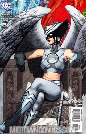 Justice League Generation Lost #8 Cover B Incentive White Lantern Variant Cover (Brightest Day Tie-In)
