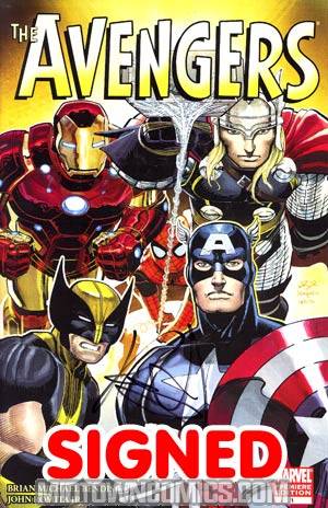 Avengers Vol 4 #1 Cover I Incentive Retailer Edition John Romita Jr Variant Cover Signed By Brian Bendis (Heroic Age Tie-In)