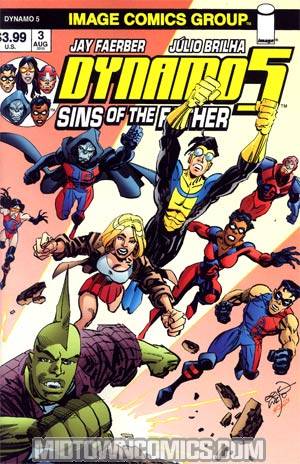 Dynamo 5 Sins Of The Father #3 Cover B Incentive Erik Larsen Variant Cover