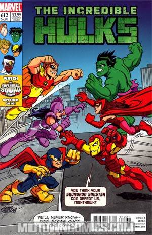 Incredible Hulks #612 Incentive Super Hero Squad Variant Cover