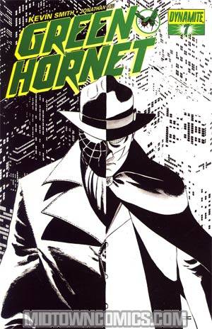 Kevin Smiths Green Hornet #7 Cover E Incentive John Cassaday Black & White & Green Cover